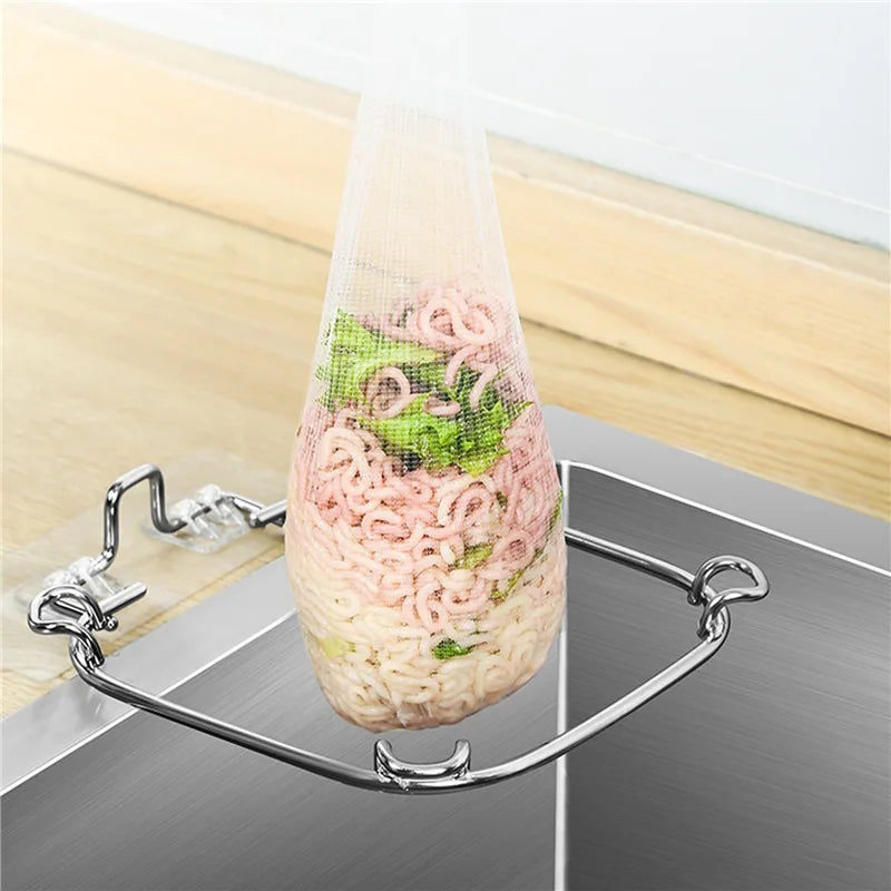 Fine Mesh Sink Filter 50Pcs/100PCS Disposable Kitchen Sewer Garbage Bag Anti Clogging Strainer Drain Hole Net For Meal Residue
