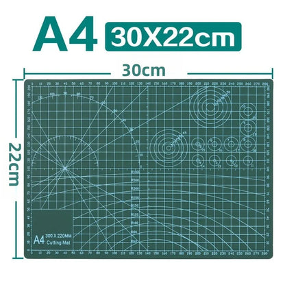 A2 A3 A4 A5 PVC Cutting Mat Double-Sided Self-Healing Board Patchwork Tools DIY Manual Craft Artist Cutting Knife Racket Kit