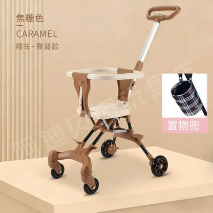 Compact Foldable Pet Cart Lightweight Shopping Cart Small Portable Go out Pet Carrier