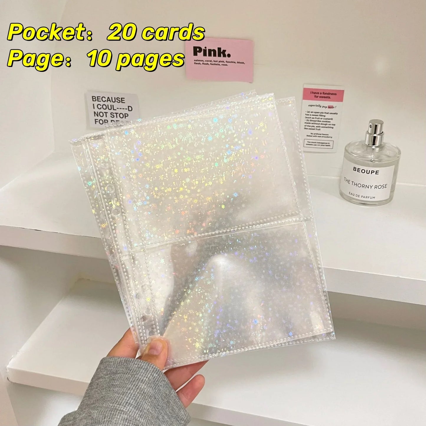 10pcs A5 Kpop Loose-leaf Collect Book Photo Cards Album Inlay Idol Card Collect Book Inner Page Stationery Birthday Gift포토카드 바인더