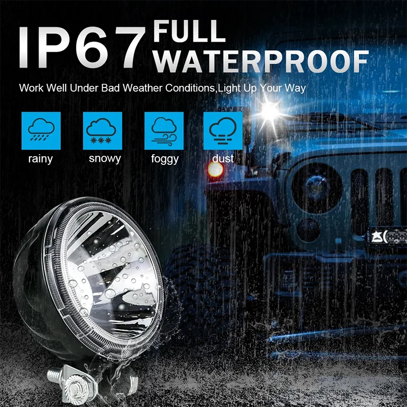 3 Inch Spotlight LED Work Light 18W Car Modified Headlight Spotlight For SUV ATV Tractor Truck Motorcycle LED Light Fog Lamp