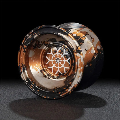 Fashion 10 Ball Bearing Metal Yoyo High Speed Unresponsive Yo Yo Toys Professional Alloy Aluminum Yoyo Ball 1A/3/5A