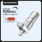 MOVESPEED USB 3.2 Solid State Pen Drive 520MB/s High Speed USB Type C Flash Drive 1TB 512GB 256GB 128GB USB Gen 2 Pendrive Flash