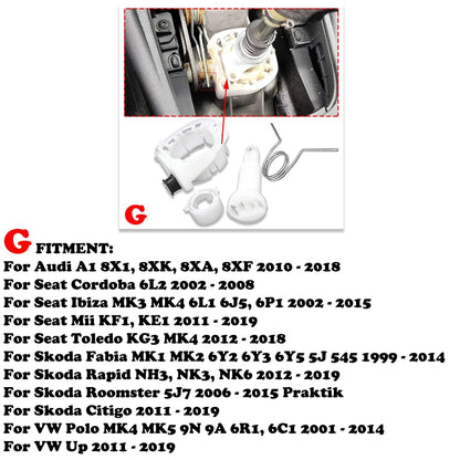 Upgrade Gearbox Repair Kit For Audi Seat Skoda VW MT Shifter Reverse Lever Change Selector Linkage Bushes Drivetrain Spare Parts