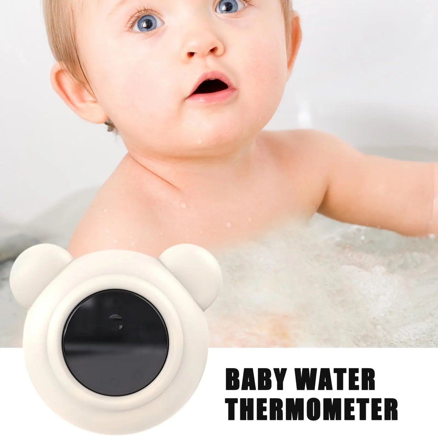 Baby Bath Thermometers Digital Safe Bath Water Thermometers With LED Display Toddler Care Tool for Travel Nursery Pediatric