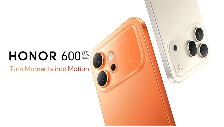 HONOR 600 Pro 5G Smartphone Snapdragon 8 Elite 200MP AI Ultra Night 6400mAh 80W Supercharge 50W Wireless 6.57"AMOLED AI Button