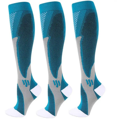 1/3Pairs Compression Sport Socks Medical Nursing Stockings Prevent Varicose Veins Socks Pregnancy Nursing Athletic Soccer Socks