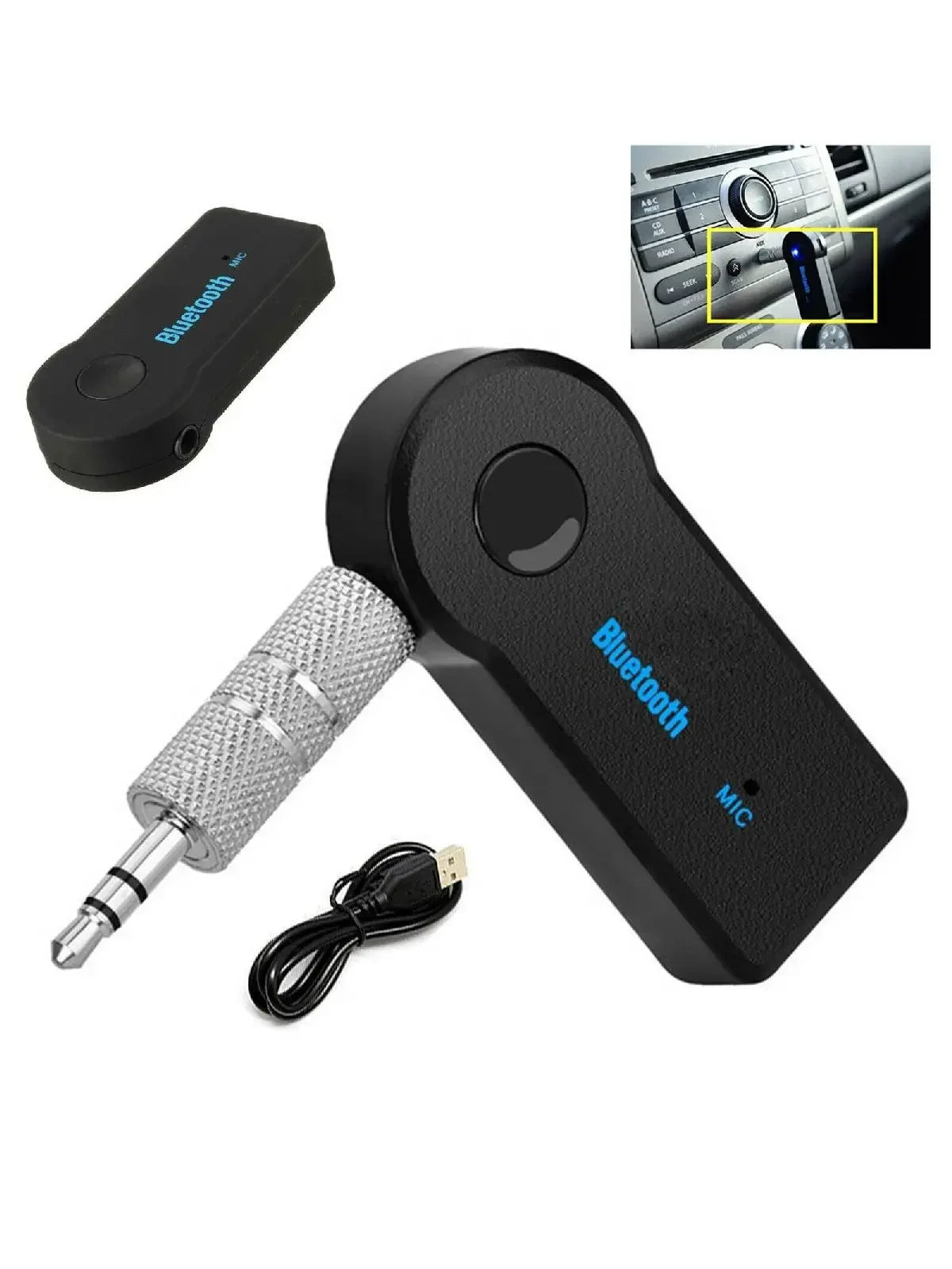 Bluetooth 5.0 Audio Receiver Mini Bluetooth Stereo AUX USB for PC Headphone Car Handfree Wireless Adapter