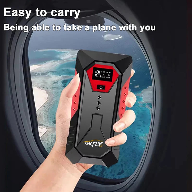 GKFLY 2000A/3000A/4000A Car Jump Starter Power Bank Petrol Diesel Car Battery Charger Starting For Auto Battery Booster