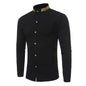 2026 Men's Summer Casual Long Sleeve Shirts Slim Fit Turn Down Collar Shirts Formal Office Business Shirts for Men Tops Big Size