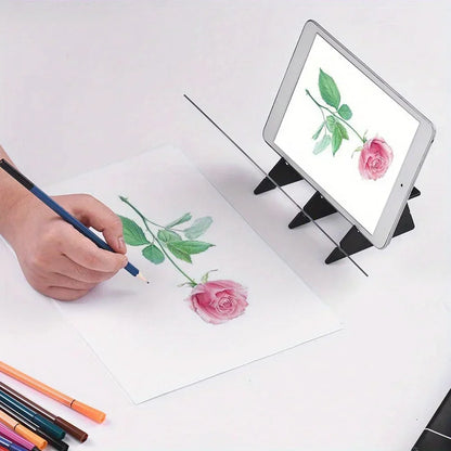 1pc Optical Drawing Projector Board Adjustable Brightness Tracing Sketching Painting for Artists Students Home Studio Classroom