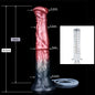 NNSX Horse Squirting Anal Plug Dildo Ejaculation Penis with Strong Sucker G-spot Stimulation Silicone Erotic Sex Toys For Woman
