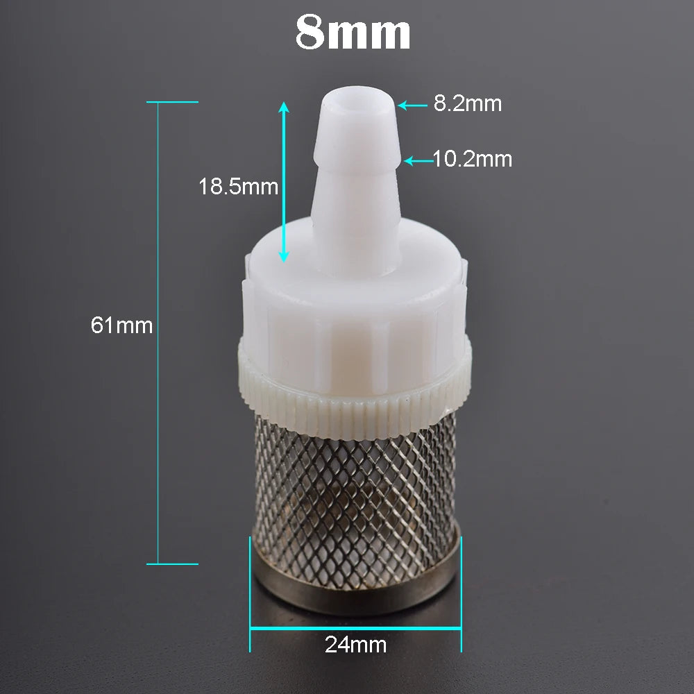 4~20mm Hose Filter Car Wash Tube Garden Irrigation Aquarium Filter Strainer Stainless Steel Mesh Filter