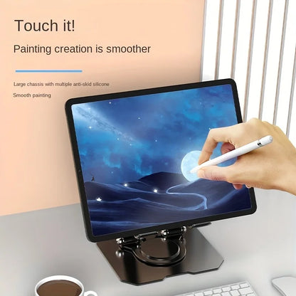 Tablet  360° Rotatable Stand Adjustable Foldable Desktop Stand Holder Compatible For 4.7-12 Inch Ipad Pro/Air/Min Laptop Tablet