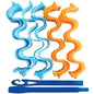 Heatless Hair Curles 10/12/18pcs No Heat Hair Rollers Volume Curles Women Hair Curlers Soft Flexirods Rolller Curling Hairs Tool