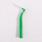 100pcs L-Shape Interdental Brush Wire Orthodontic Interdental Brush Orthodontic Toothbrush Soft Bristle Oral Care