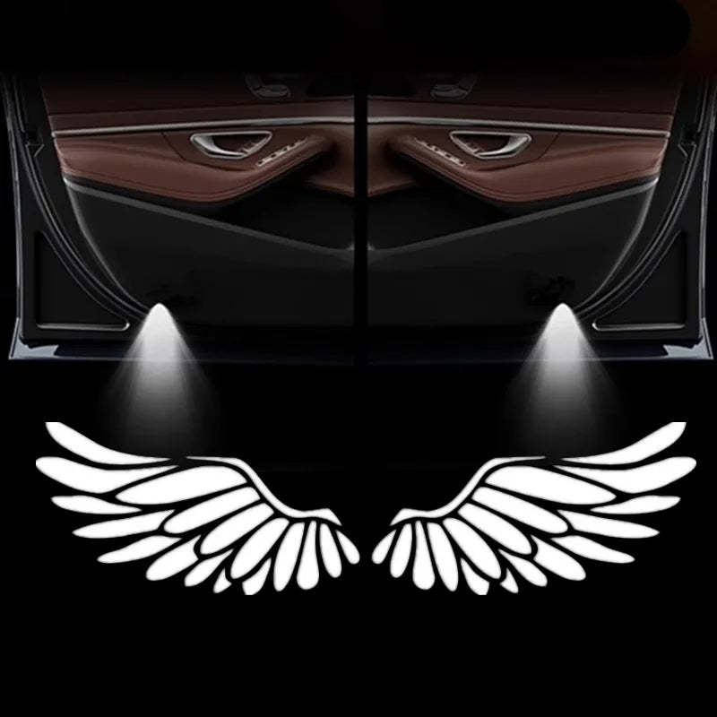 Car Angel Wings Projector Light LED Door Lamp For Audi A3 8P 8V A4 B8 8P A1 A5 A6 A7 A8 Q3 Q5 Q7 Q8 Sline TT S3 S4 S5 S6 S7 S8