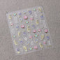 Colorful Bagful Jellyfish Bubbles Swimming Rings Rainbow Stars Ocean Starfish Self Adhesive 5D Nail Art Sticker Manicure Decal