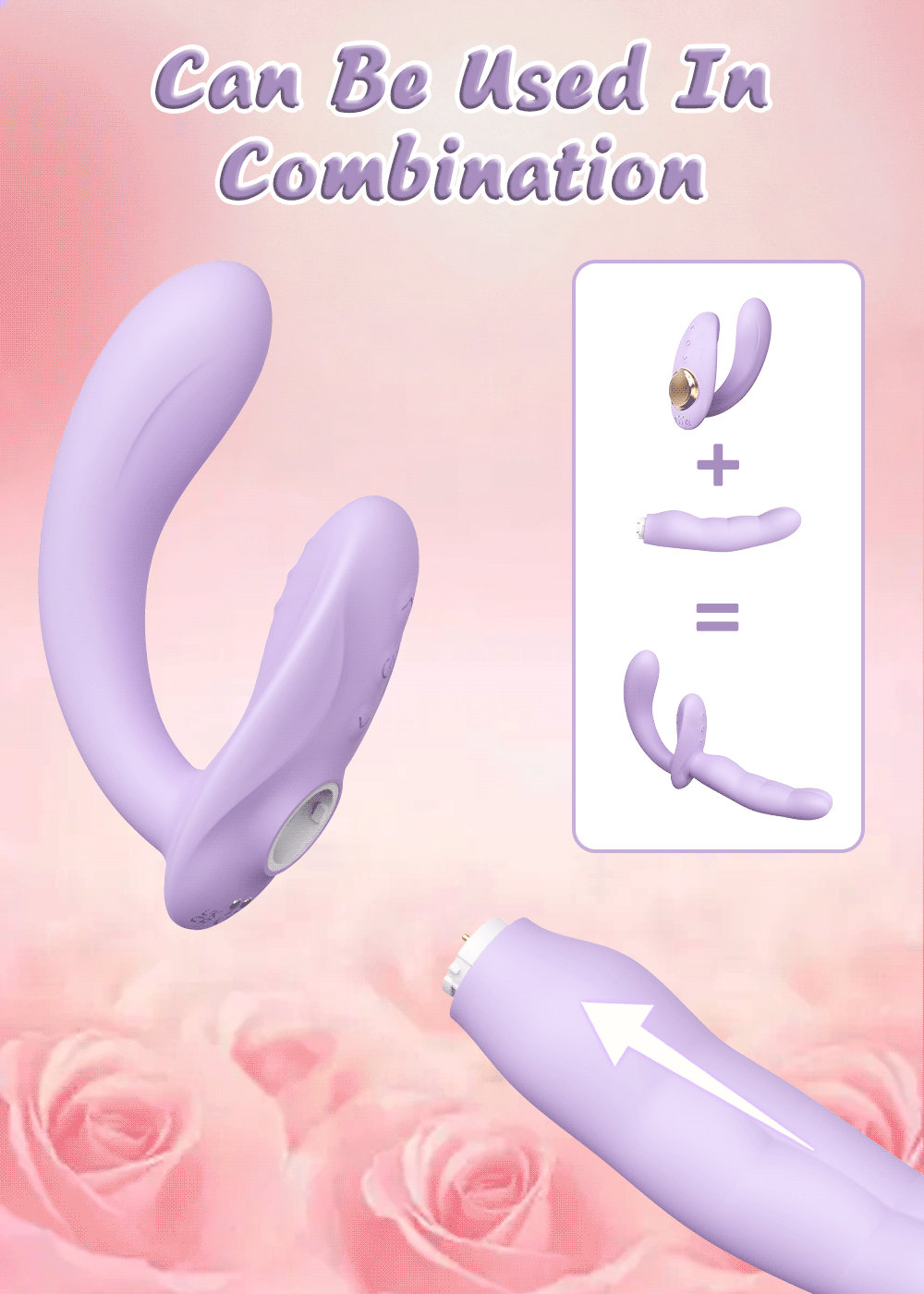 APP Strapless Strap-On G-Spot Dildo Vibrator Realistic Double-Ended Vibrating Butt Plug Anal Sex Toys for Women Lesbians Couples