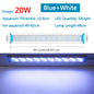 Extensible Waterproof Clip on Lamp For Fish Tank Super Slim Fish Tank Aquatic Plant Grow Aquarium LED Light 18-58cm 220V