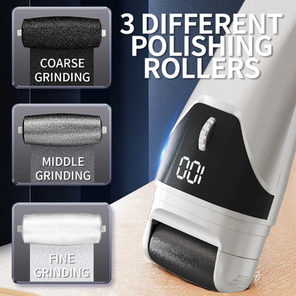 Electric Foot Grinder Electric Foot Rasp Electric Pedicure Foot Sander Waterproof Speeds To Eliminate Feet Dead Skin Foot File