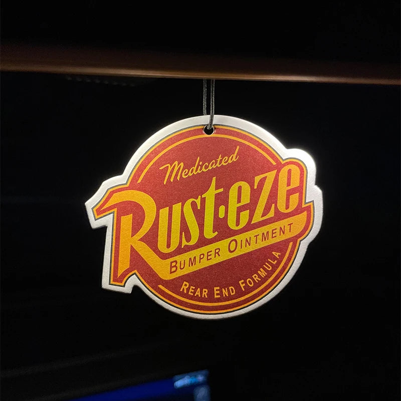 Rust eze, car air freshener, perfume pendant, rearview mirror suspension decoration, super cologne fragrance