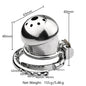 2025 Adjustable Clasp Chastity Cage Sex Toys for Men Metal Penis Ring Sleeve Bdsm Penis Bondage Erotic Urethral Lock Cock Cage