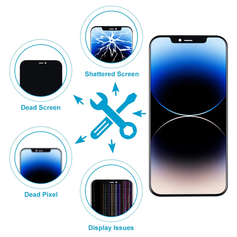 OLED X For iPhone XR XS MAX 11 Display 3D Touch Screen Replacement For 12 11 Pro Screen incell 12 Pro Max Display 13 13Promax