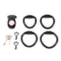 Realistic Vagina Chastity Cage Negative Cock Cage with 4 Size Rings Sissy Love Lock Mini BDSM Penis Abstinence Adults Sex Toys