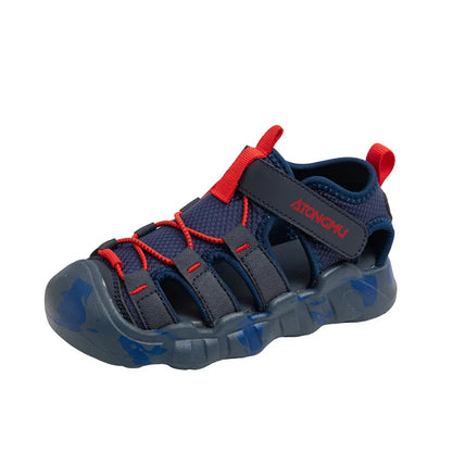 Boys Girls Unisex Sandals 2026 New Summer Toddler Barefoot Beach Sandals Non-slip Comfort Versatile School Outdoor Water Shoes