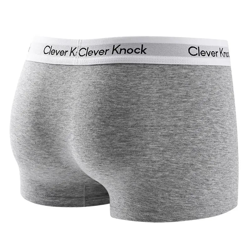 3Pcs Men's Boxer Shorts Cotton Underwear Solid Underpants Sexy Panties Male Breathbale Lingerie Plus Size L-6XL Wholesale Lots