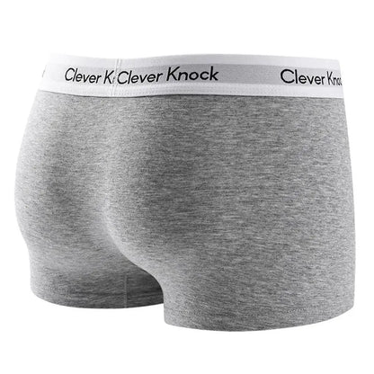 3Pcs Men's Boxer Shorts Cotton Underwear Solid Underpants Sexy Panties Male Breathbale Lingerie Plus Size L-6XL Wholesale Lots