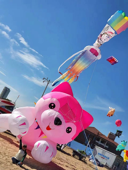 Giant kites flying inflatable kites dog kite pendant soft kite outdoor toy wind pointer inflatable toys big kite large kite fun