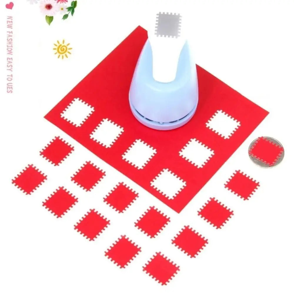 DIY Crafts Stamp Border Punch Handmade Labor-saving Stamp Embossing Machine Portable Embosser Stamp Toothed Puncher