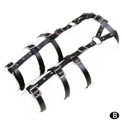 BDSM Bondage Leg Restraints Leather Belt Pants Adult Games thigh ring cuffs Straps Sex Toys For Couples Women erotic underwater