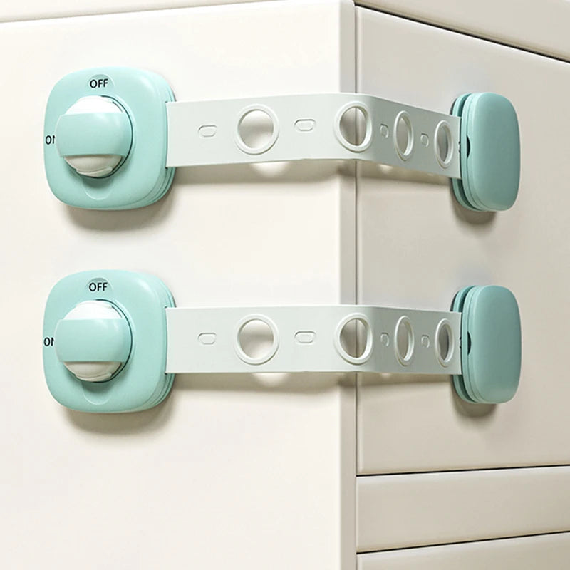 Baby Safety Lock Drawer Child Safety Cabinet Locks Adhesive Cabinet For Drawer Door Latches Baby Safe Straps Child Door Security