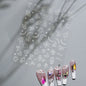 1PC 5D Macaron Flower/Fruit Nail Charms Sticker Embossed Bear/Rabbit/Letter Nails Slider Decals Summer Adhesive Manicure Decor&Y