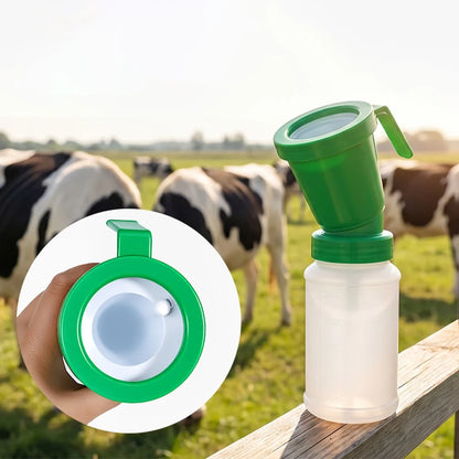 Cow Teat Dip Cup Plastic Teat Cleaning Bottle for Dairy Cattle Livestock Disinfection Prevent Mastitis Milking Farm Equipment fo