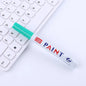 Car Paint Pen Waterproof Car Wheel Tire Oily Painting Mark Pen Auto Rubber Tyre Tread CD Metal Permanent Paint Marker