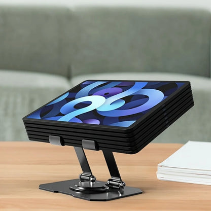 360° Rotatable Tablet Stand Adjustable Foldable Desktop Stand Holder Compatible For 4.7-12 Inch Ipad Pro/Air/Min Laptop Tablet