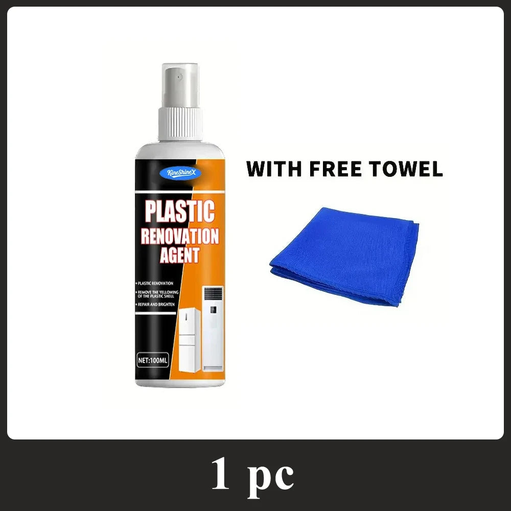 General Household Plastic Repair Agent Plastic Renovation Spray Easily Removes Scratches, Oxidizes, Yellows and Repairs
