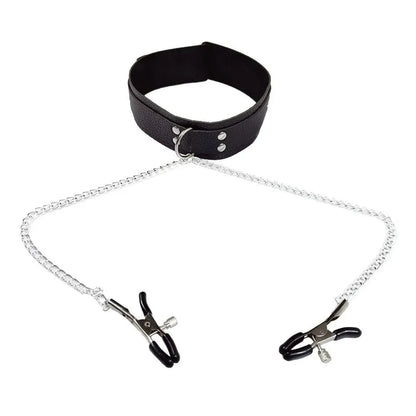 Leather Slave Choker Collar Necklace BDSM Bondage Cosplay Fetish Flirting Erotic Accessory Toy For Adult Couple Intimate Game
