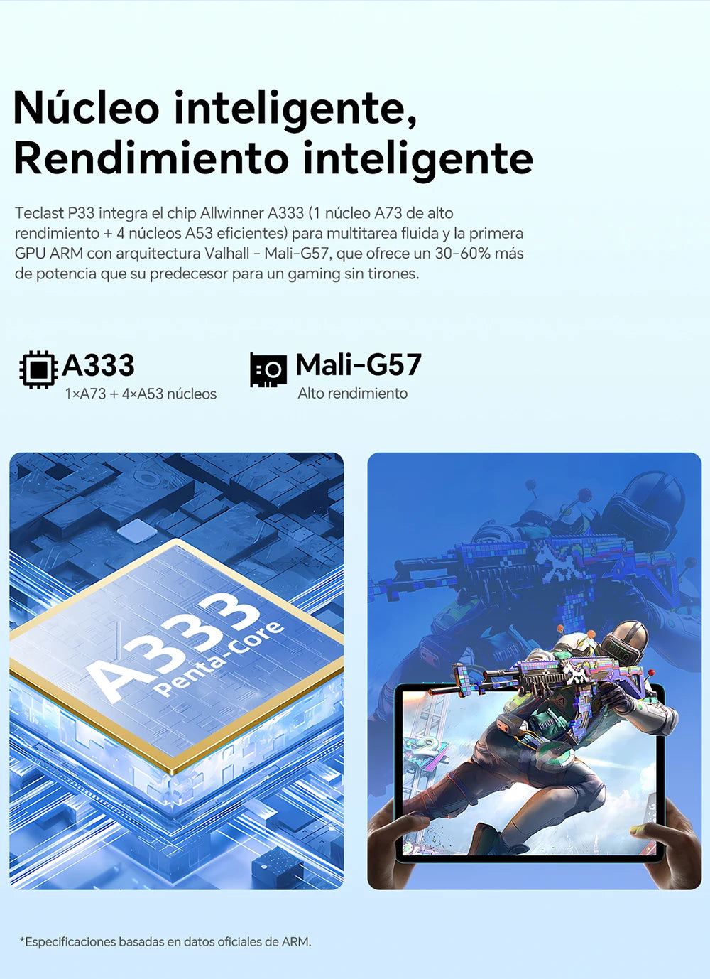 Teclast P33 Android 15 Tablet, 10.1 Inch IPS, Allwinner A333, 9GB(3GB+6GB) RAM 64GB ROM (Expandable 1TB), WiFi 6, 6000mAh, 5MP Camera, Metal Body, Tablet PC