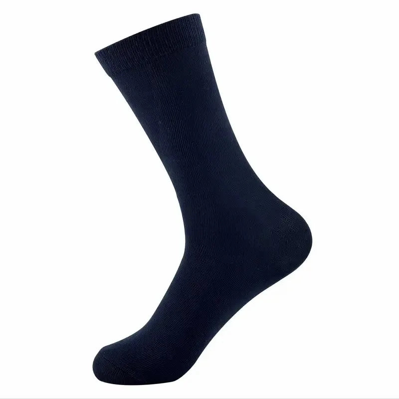 1/5 Pairs Men diamond Pattern Business Mid Tube Socks Anti Odor Sweat Absorbing Comfortable Breathable All Season Casual Socks