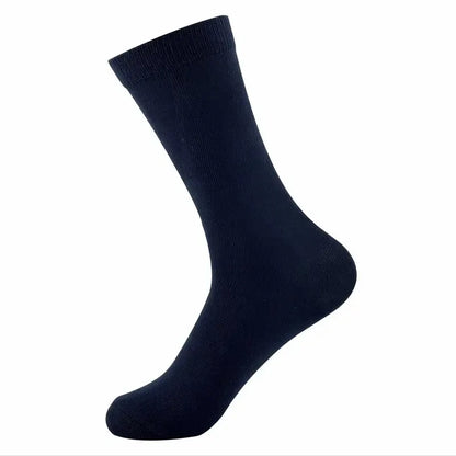 1/5 Pairs Men diamond Pattern Business Mid Tube Socks Anti Odor Sweat Absorbing Comfortable Breathable All Season Casual Socks