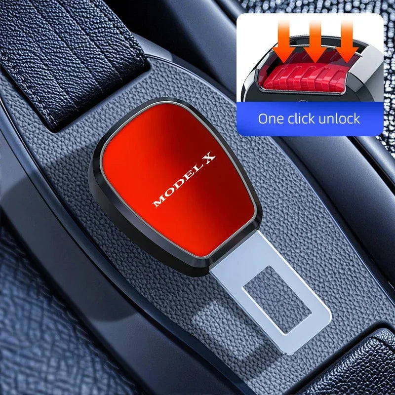 Car Seat Belt Buckle Plug Auto Safety Strap Extension Accessories interior For Tesla model Y 3 S X modelY  model3  modelS