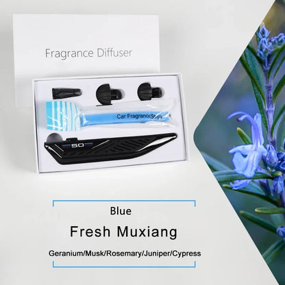 Car Air Fresheners F10 F30 Fragrance Holder Refill Strips Car Air Freshener Perfume Diffuser Blade Shape Vent For BMW