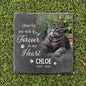 Personalized Cat Grave Marker Slate Plaque Stone Custom Engraved Name Pet Memorial Remembrance Gift For Kitty Loss Souvenir