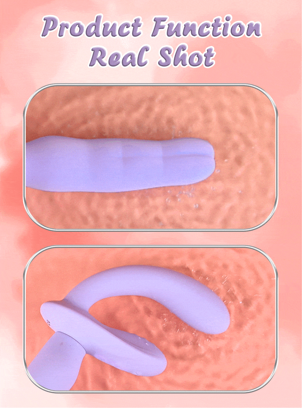 APP Strapless Strap-On G-Spot Dildo Vibrator Realistic Double-Ended Vibrating Butt Plug Anal Sex Toys for Women Lesbians Couples