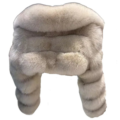 Short Coat Women Faux Fur Fox Coats Jackets Turn Down Collar Coat Thick Y2k Streetwear Jacket Work Outerwear Autumn Winter 2025